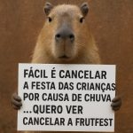 Protestos marcam o Dia das Crianças em Carlópolis