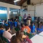 Delegacia de Águas e Conselho Tutelar realizam ação educativa com alunos da rede estadual