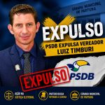 PSDB expulsa vereador Luiz Timburi e anuncia ação na Justiça Eleitoral para reivindicar cadeira na Câmara de Fartura