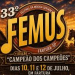 Artista questiona critérios de seleção da FEMUS 2026 e pede maior transparência no processo